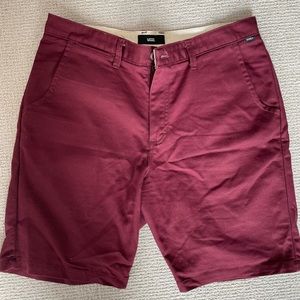 Vans 9” Maroon Shorts